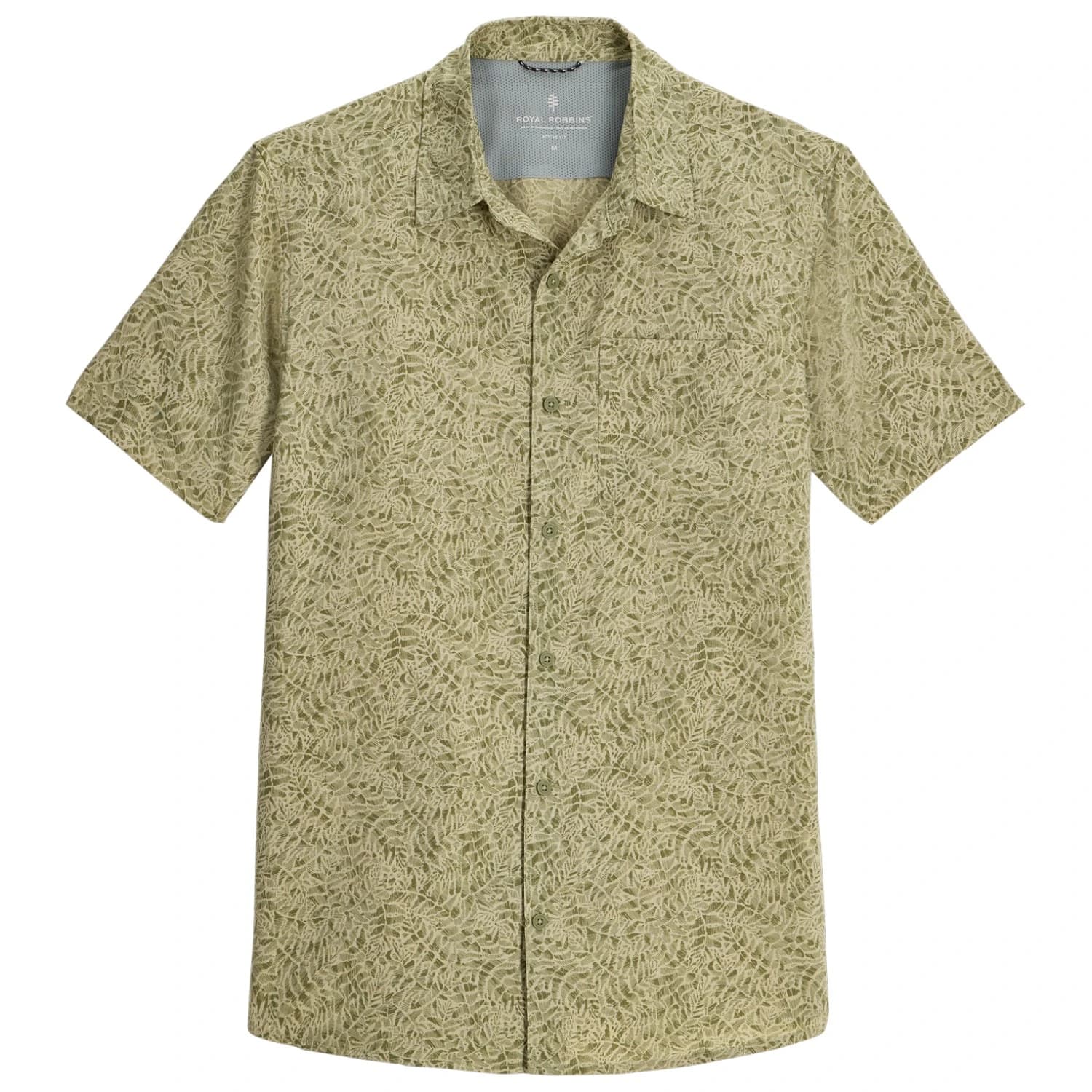 Мъжка риза с копчета Royal Robbins Amp Lite II S/S Shirt - Olive Frond Pt