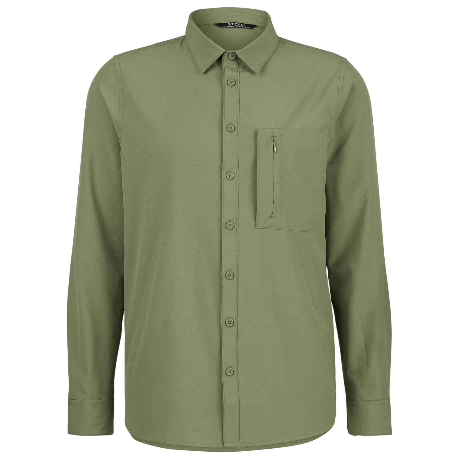 Мъжка риза с копчета Stoic AntiMosquito ByskeSt. Shirt L/S Shirt - Moss Green