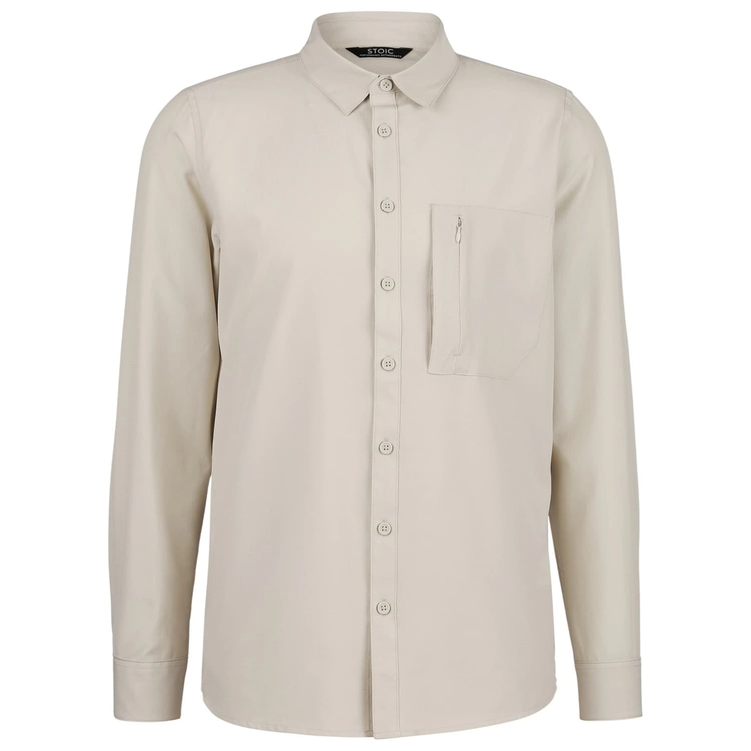 Мъжка риза с копчета Stoic AntiMosquito ByskeSt. Shirt L/S Shirt - Sand White