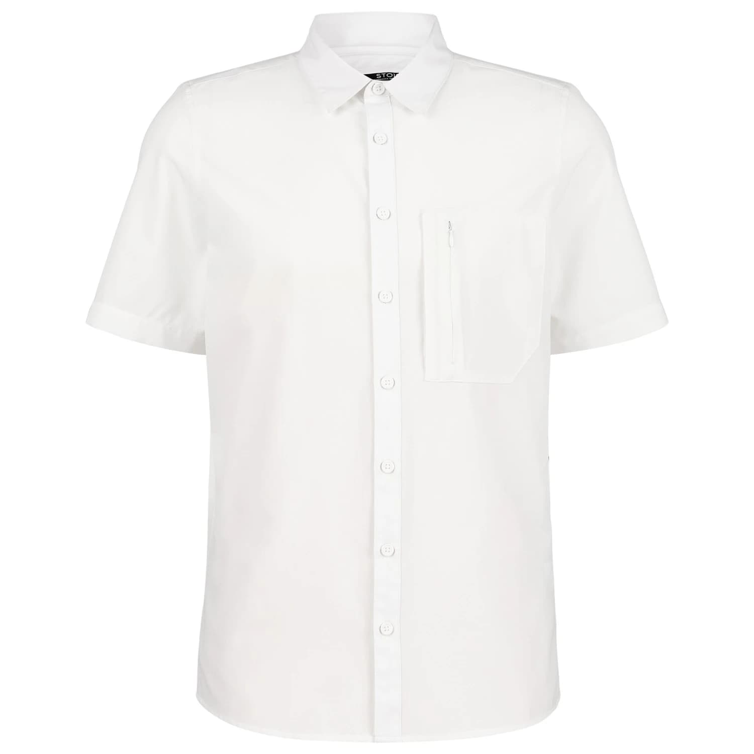 Мъжка риза с копчета Stoic AntiMosquito ByskeSt. Shirt S/S Shirt - Blanc White