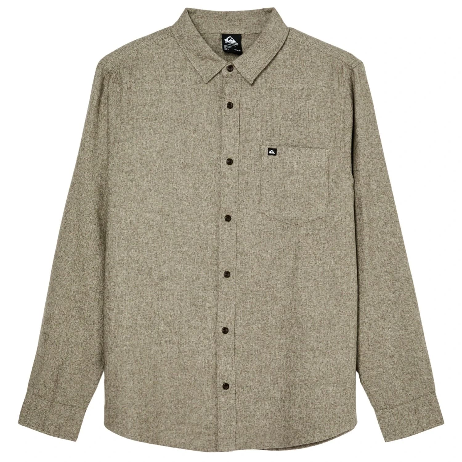 Мъжка риза с копчета Quiksilver Motherfly Heather L/S Shirt - Grape Leaf Heather