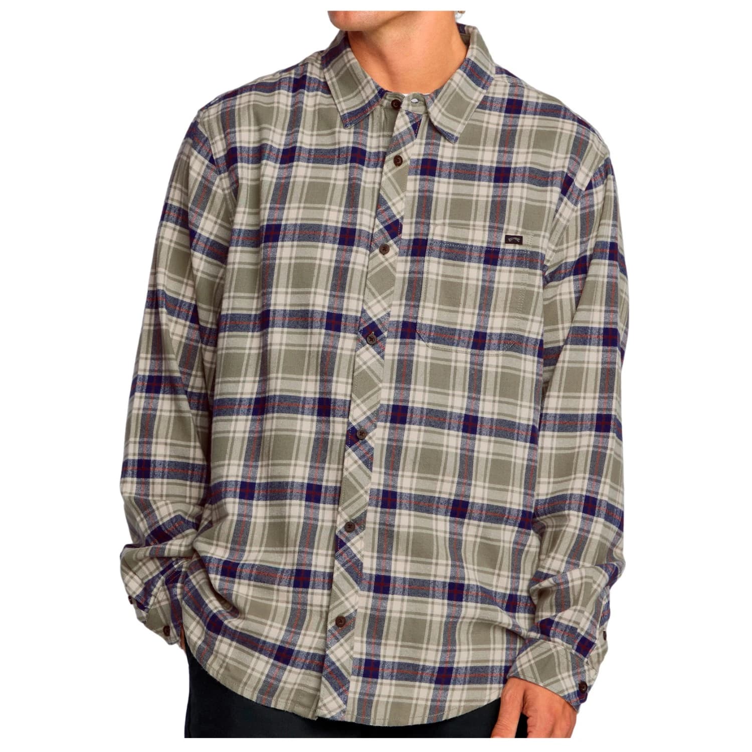 Мъжка риза с копчета Billabong Coastline Flannel Shirt - Olive