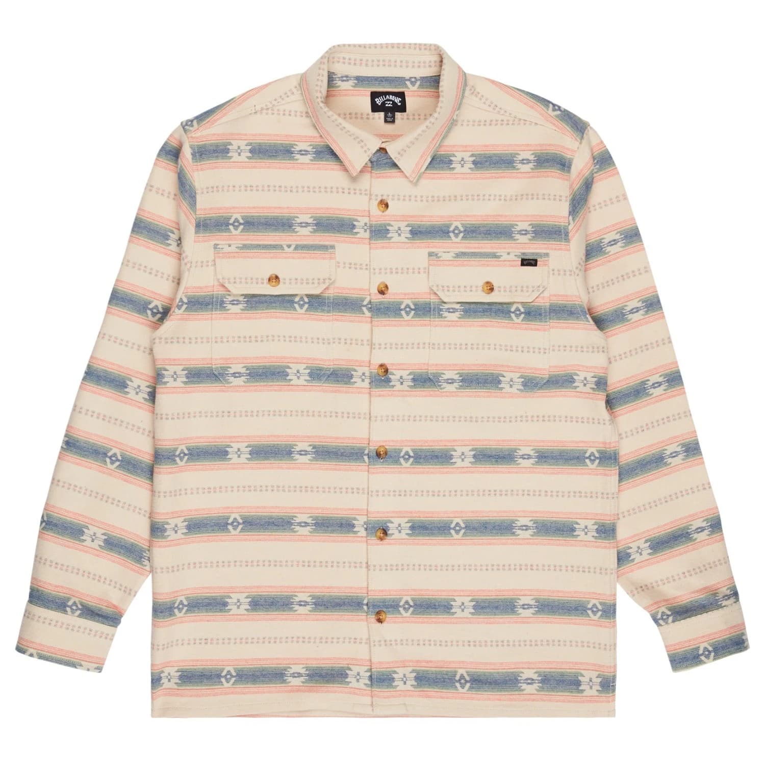 Мъжка риза с копчета Billabong Offshore Jacquard Flannel Shirt - Oatmeal