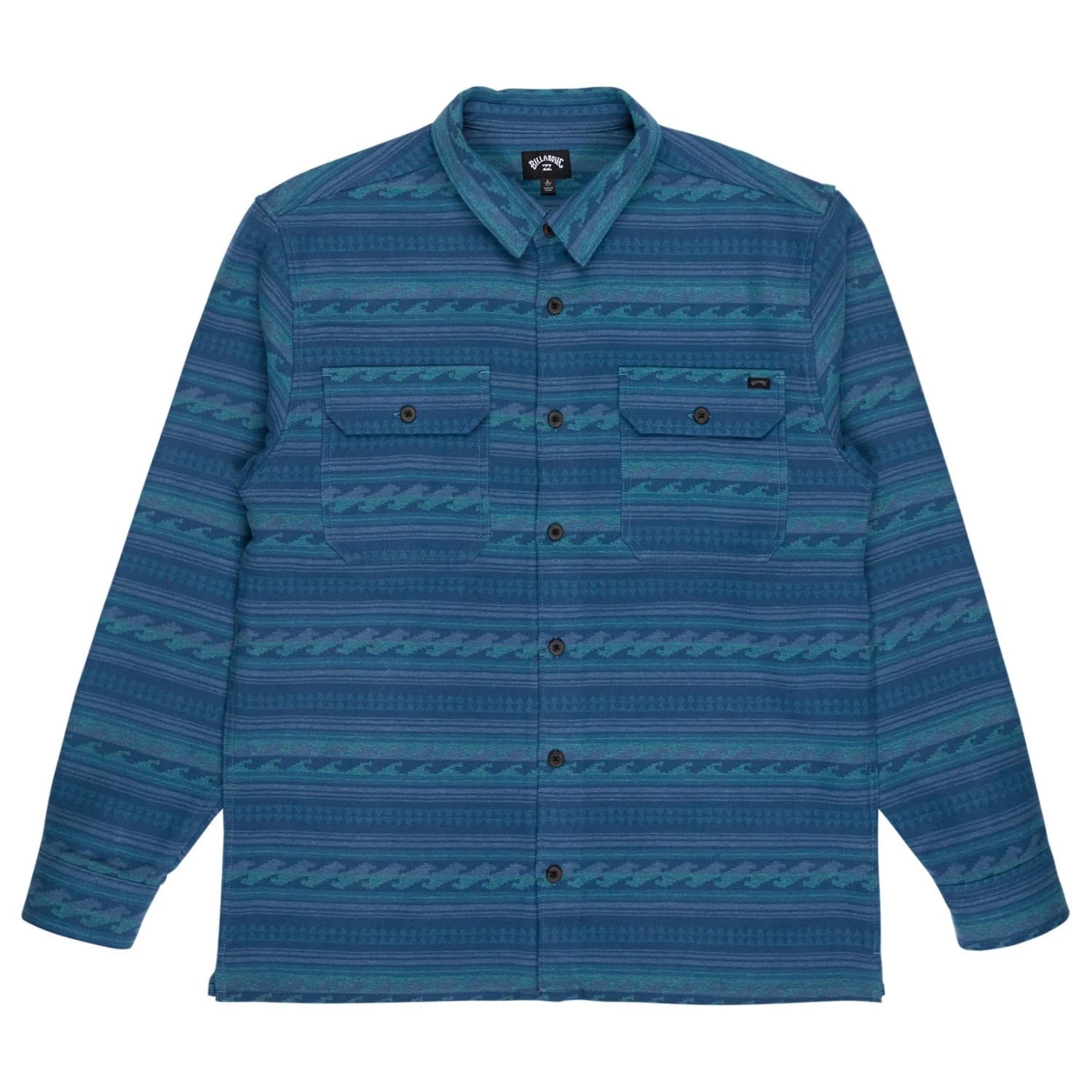 Мъжка риза с копчета Billabong Offshore Jacquard Flannel Shirt - Real Teal