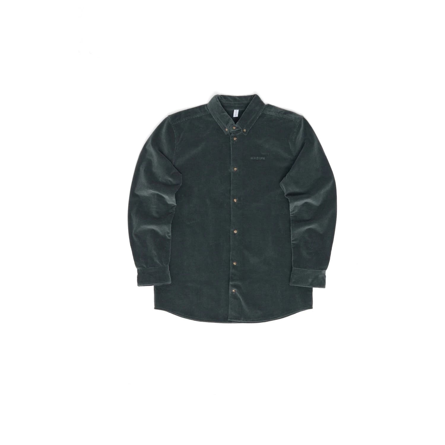 Мъжка риза с копчета Mazine Corduroy Shirt - Bottle