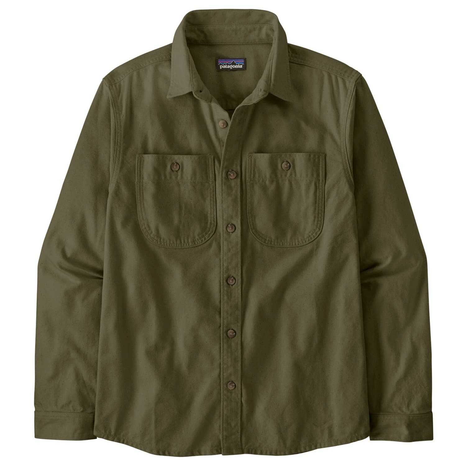 Мъжка риза с копчета Patagonia Point Reyes Canvas Shirt - Basin Green