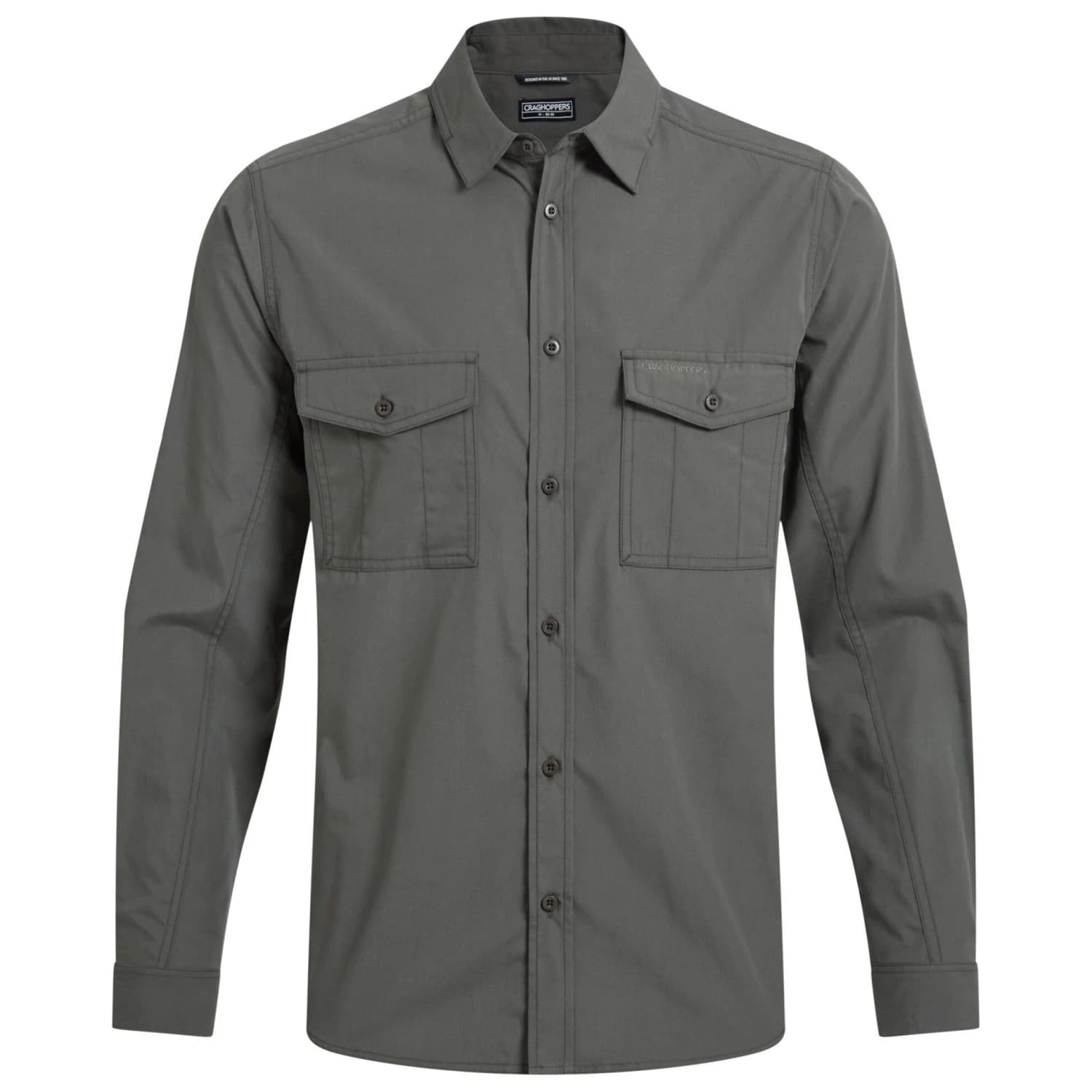 Мъжка риза с копчета Craghoppers Kiwi II Long Sleeved Shirt - Cedar