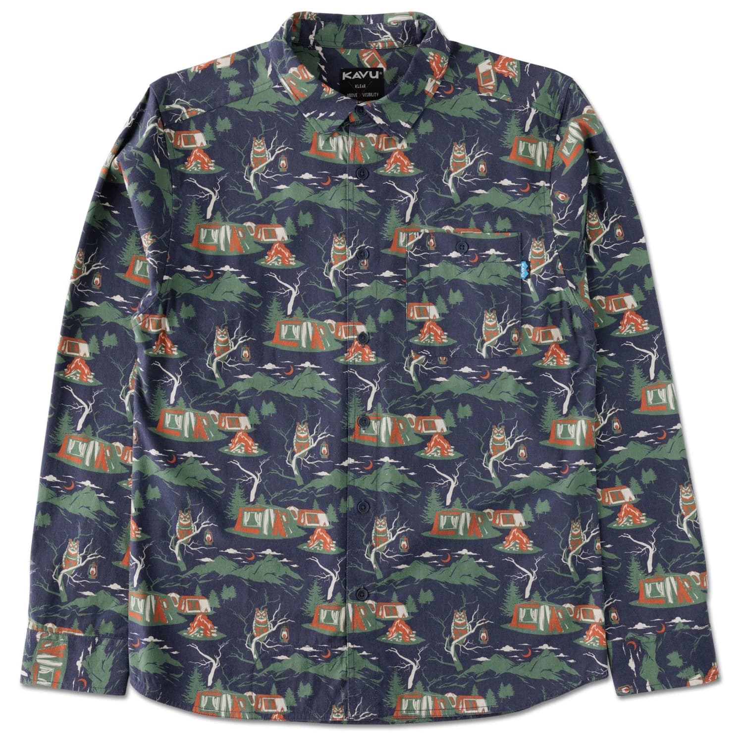 Мъжка риза с копчета KAVU Westerly Shirt - Woodland Camp