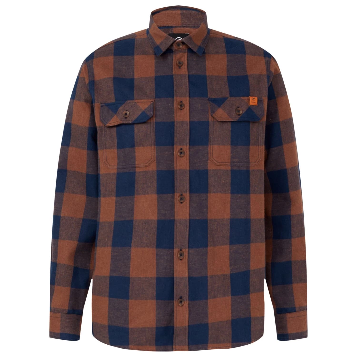 Мъжка риза с копчета Mammut Tamaro Longsleeve Shirt - Soil / Marine