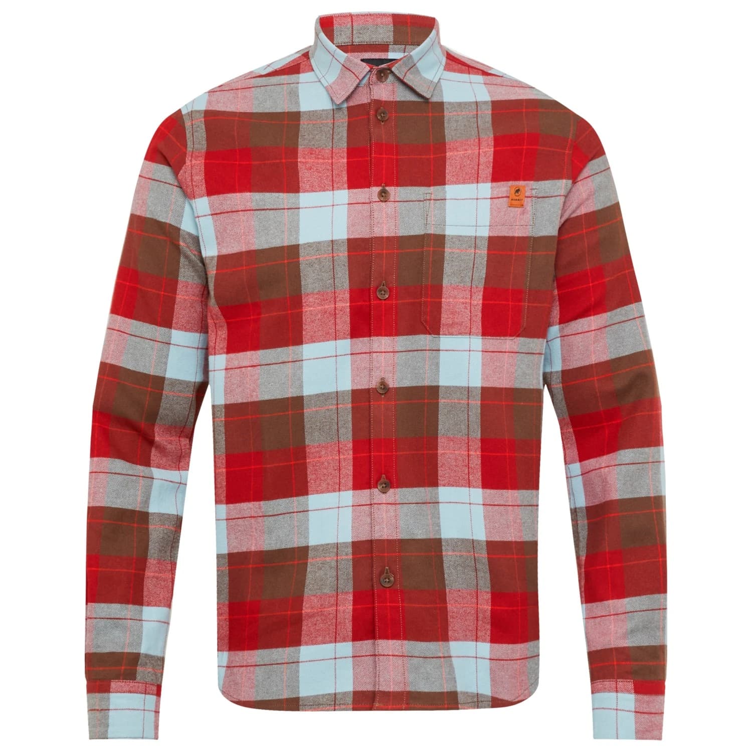Мъжка риза с копчета Mammut Trovat Longsleeve Shirt - Nebla / Soil