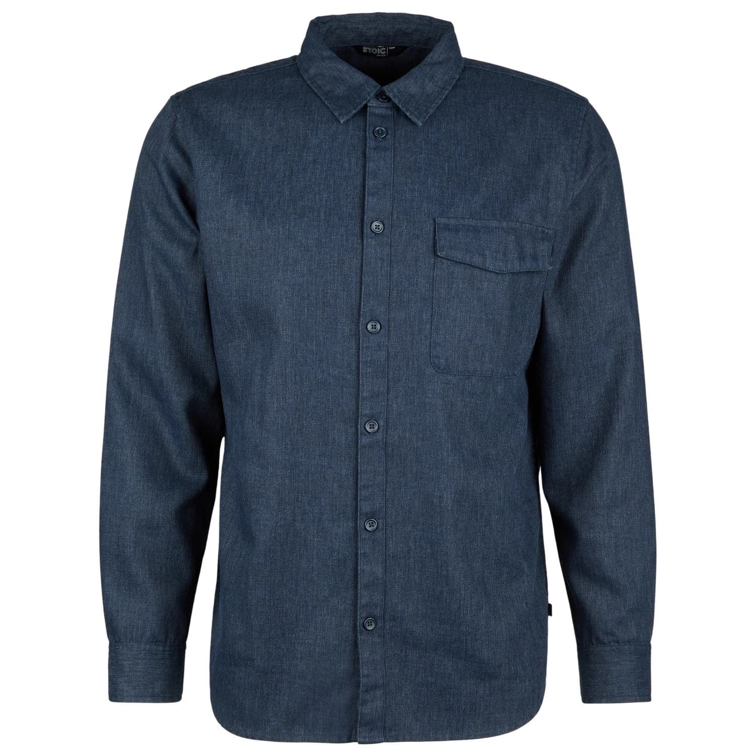 Мъжка риза с копчета Stoic MMXX. Lund II Hemp Shirt - Dark Navy