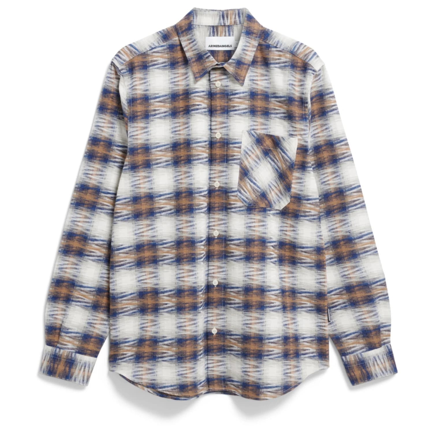 Мъжка риза с копчета ARMEDANGELS Faalin Shirt - Mystic Swamp