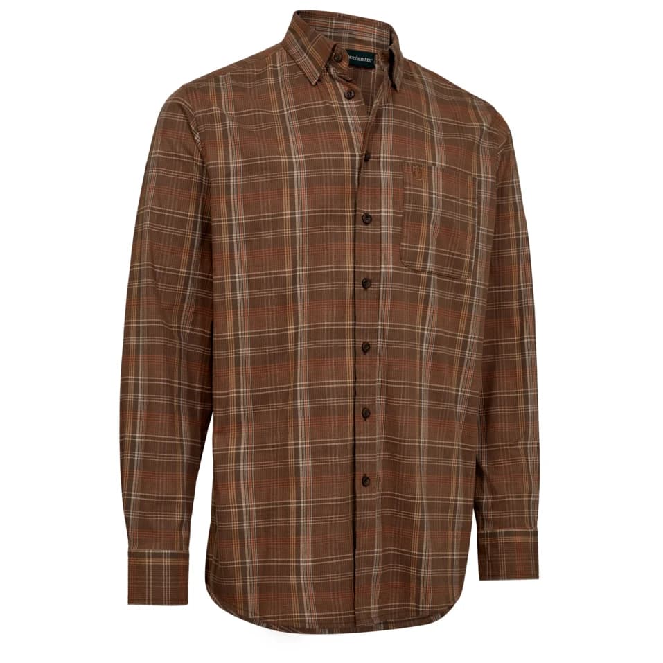 Мъжка риза с копчета Deerhunter Ashton Shirt - Green Check