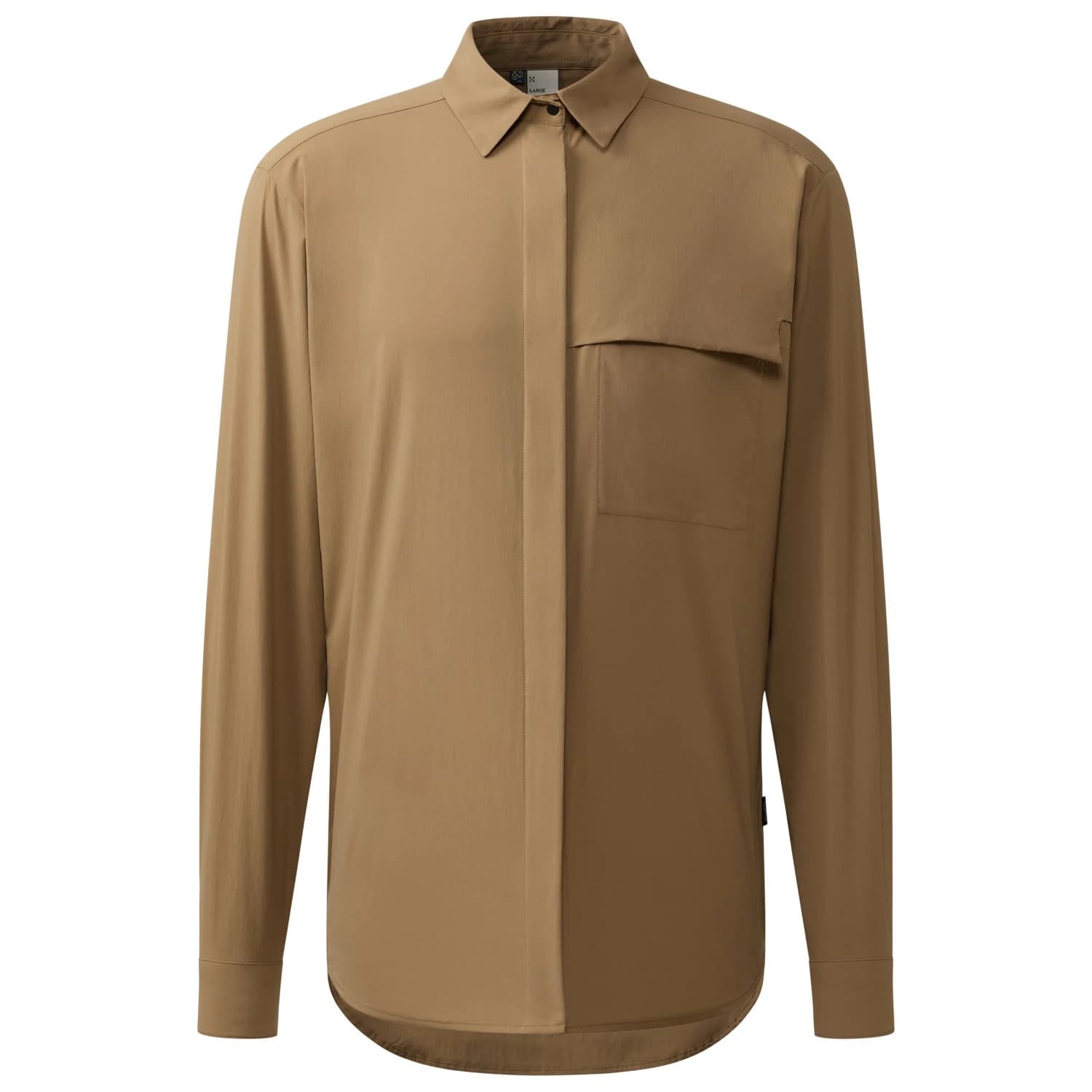 Мъжка риза с копчета Haglöfs Salo Shirt II Shirt - Oak Brown