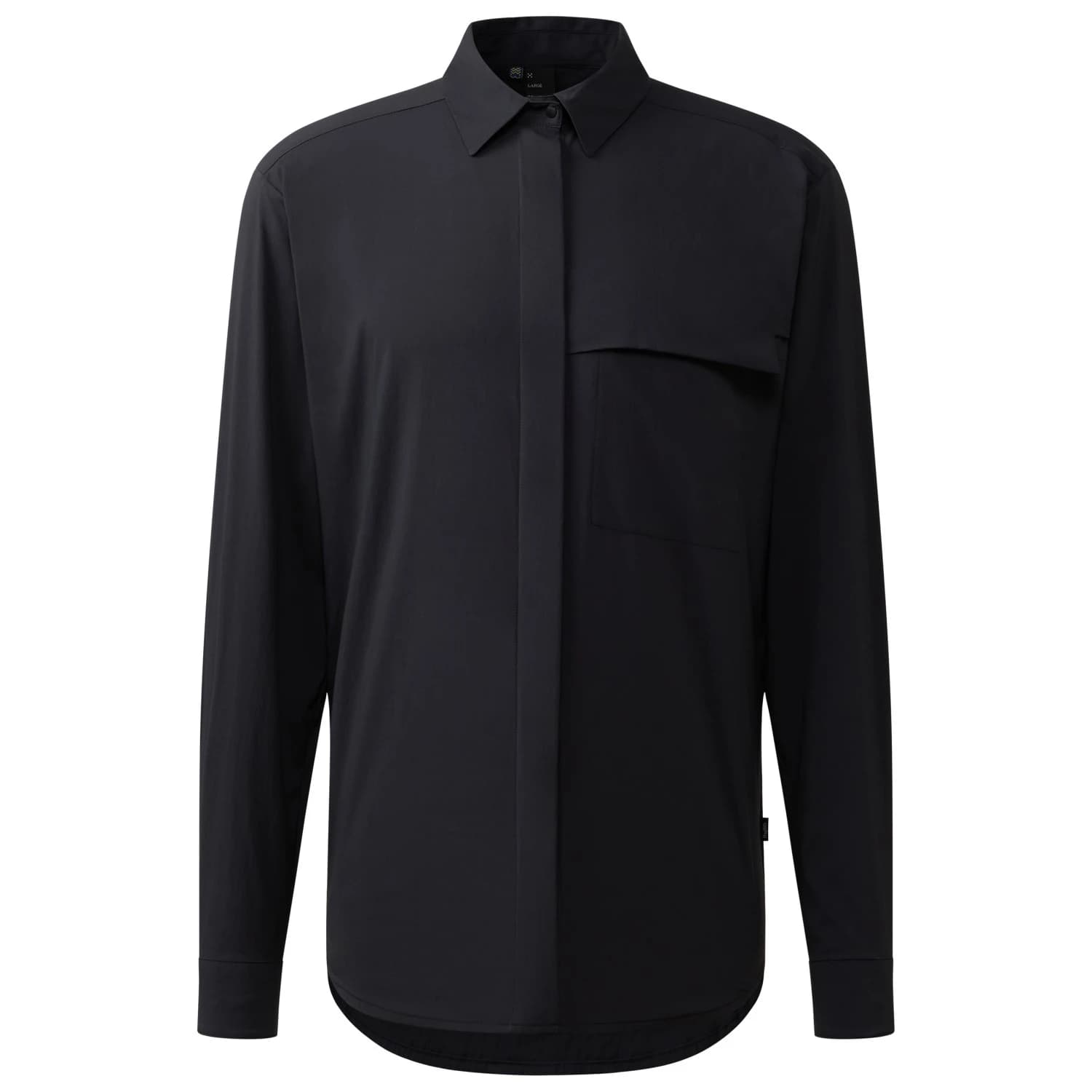 Мъжка риза с копчета Haglöfs Salo Shirt II Shirt - True Black