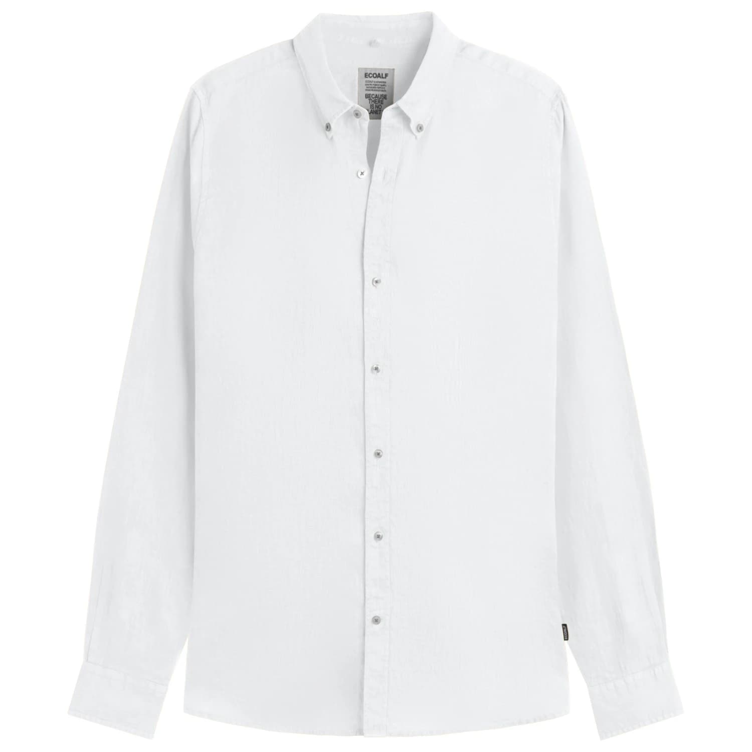 Мъжка риза с копчета Ecoalf Malibu Shirt - White