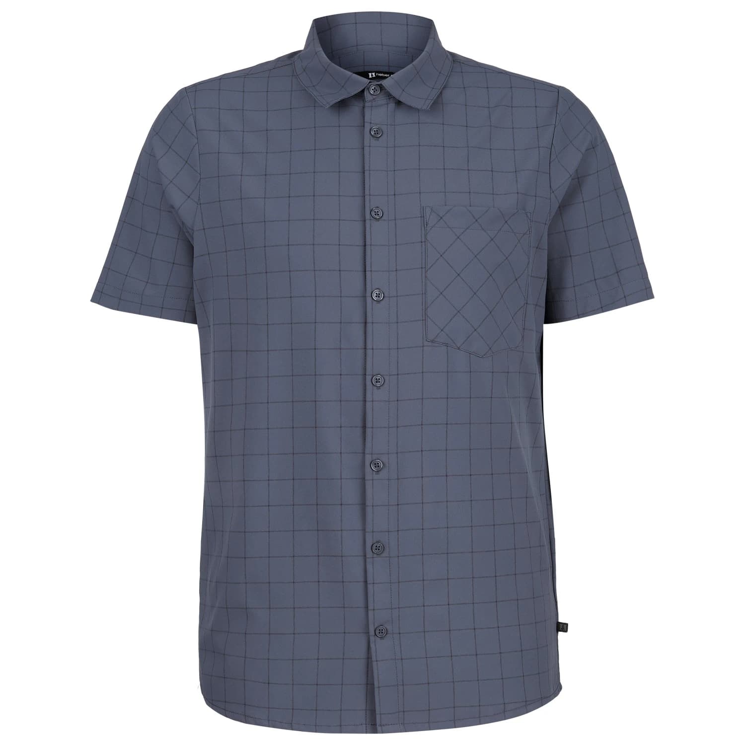 Мъжка риза с копчета Heber Peak WillowHe. Trekking Shirt S/S Shirt - Smoke / Black