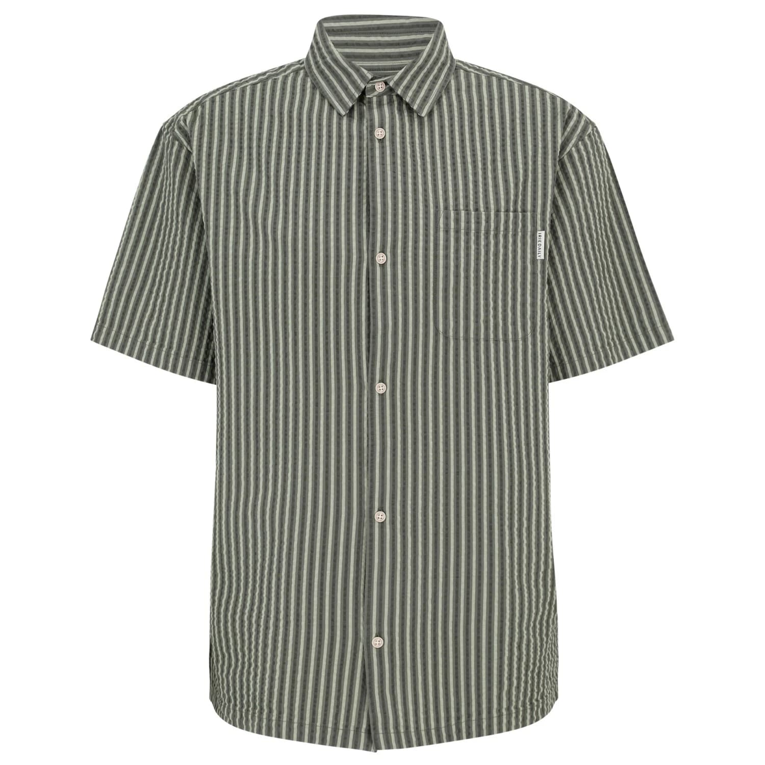 Мъжка риза с копчета Iriedaily Seekah SSL Shirt - Smokey Olive