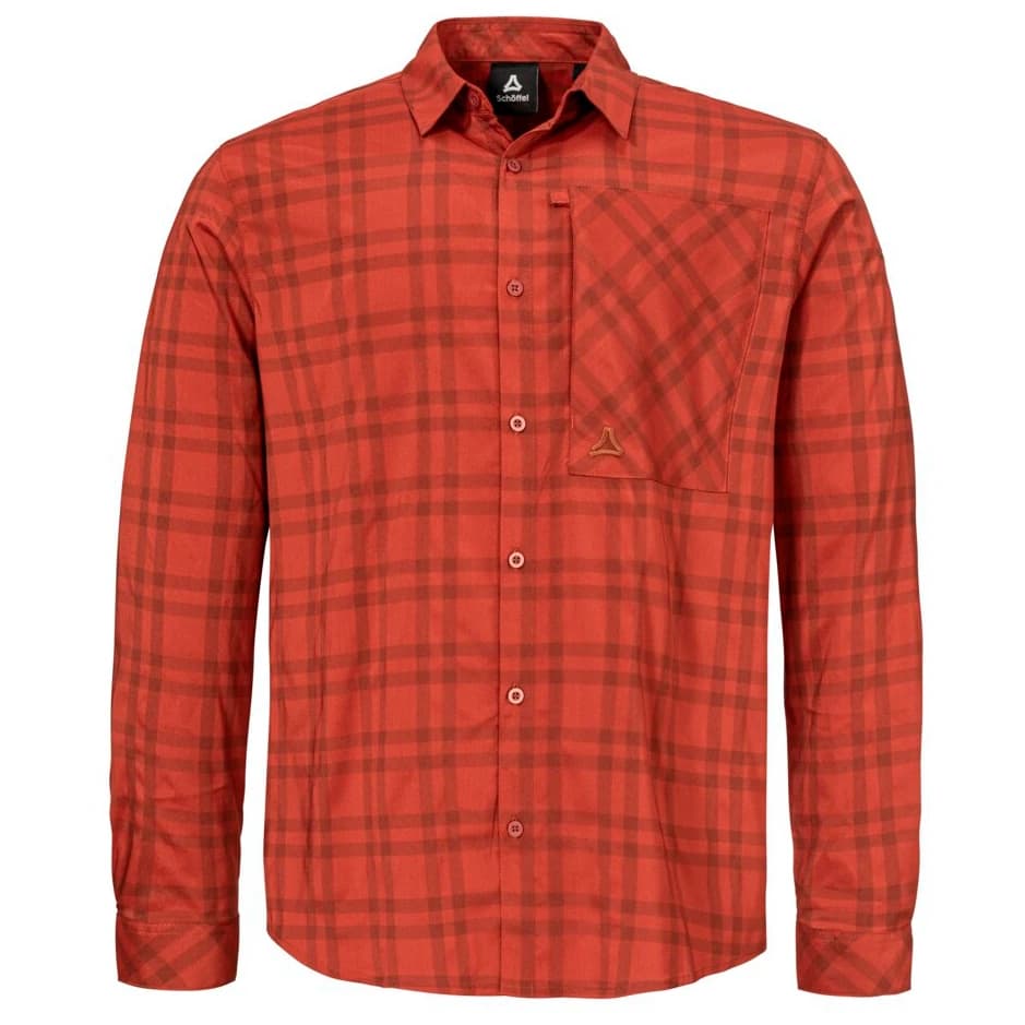 Мъжка риза с копчета Schöffel Shirt Style Fraris Shirt - Dark Crabapple