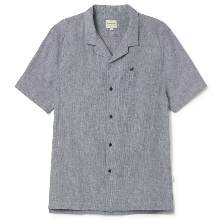 Мъжка риза с копчета TWOTHIRDS Olivera Shirt - Navy Stripes