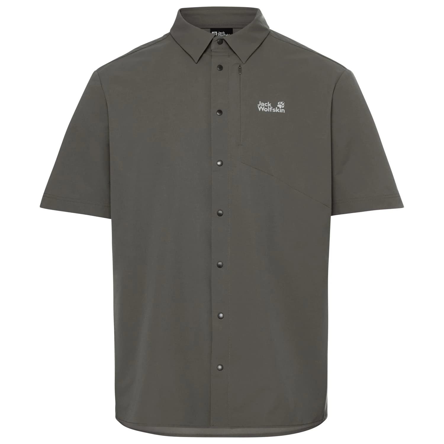 Мъжка риза с копчета Jack Wolfskin Prelight Suncool Shirt - Flint