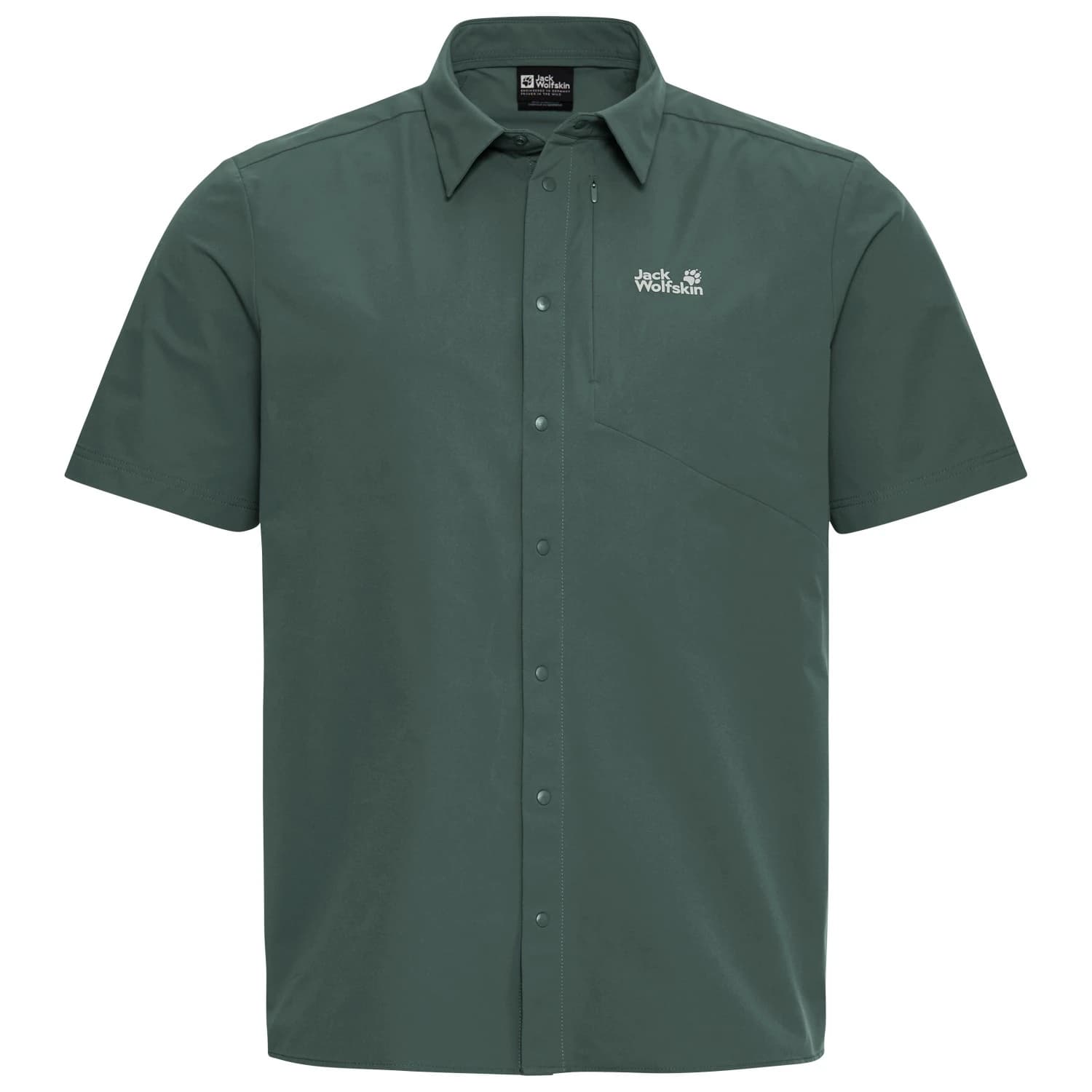 Мъжка риза с копчета Jack Wolfskin Prelight Suncool Shirt - Sago Palm