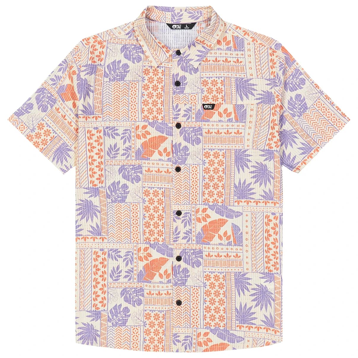 Мъжка риза с копчета Picture Klivox Printed Shirts Shirt - Jungle Canopy Print