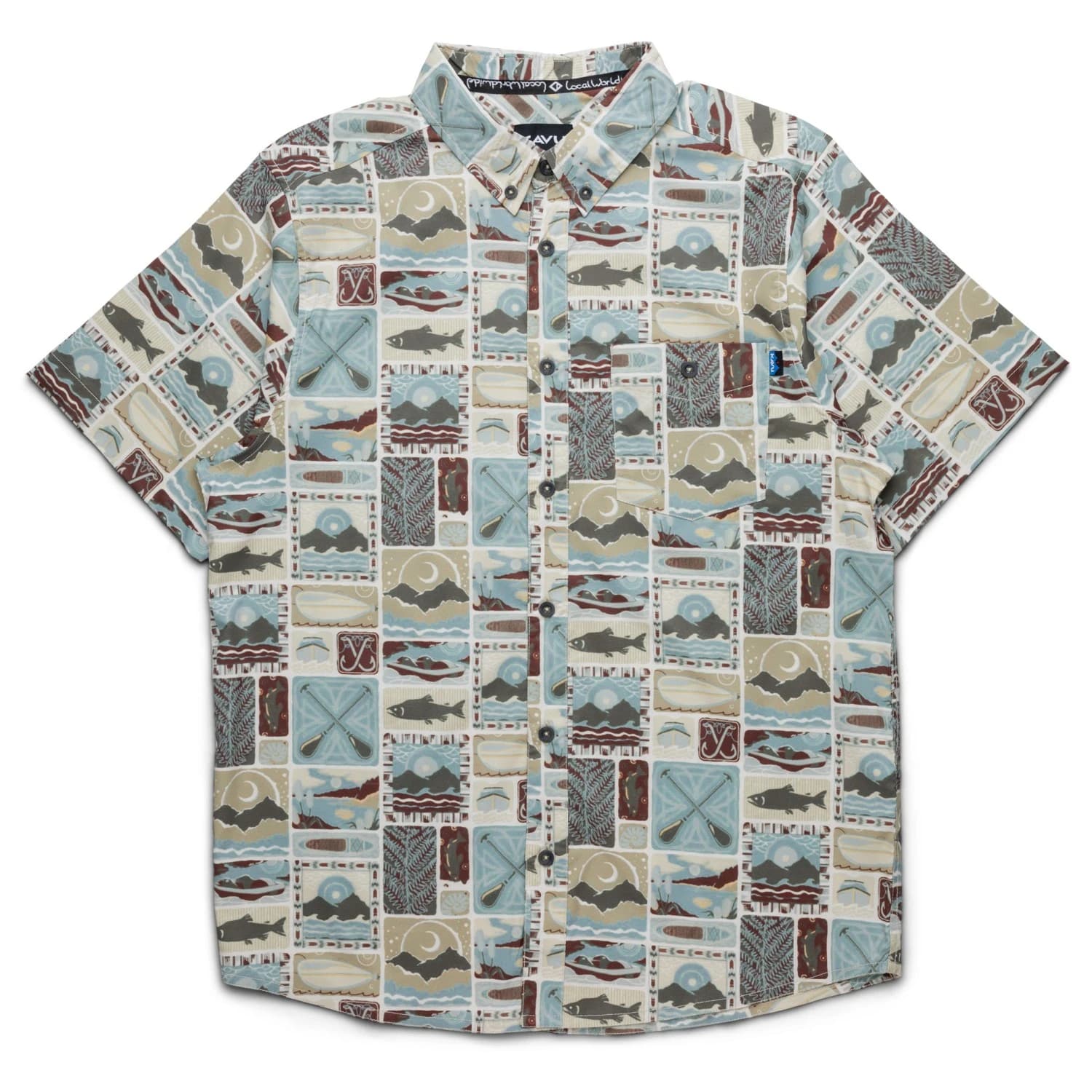 Мъжка риза с копчета KAVU River Wrangler Shirt - Off Grid