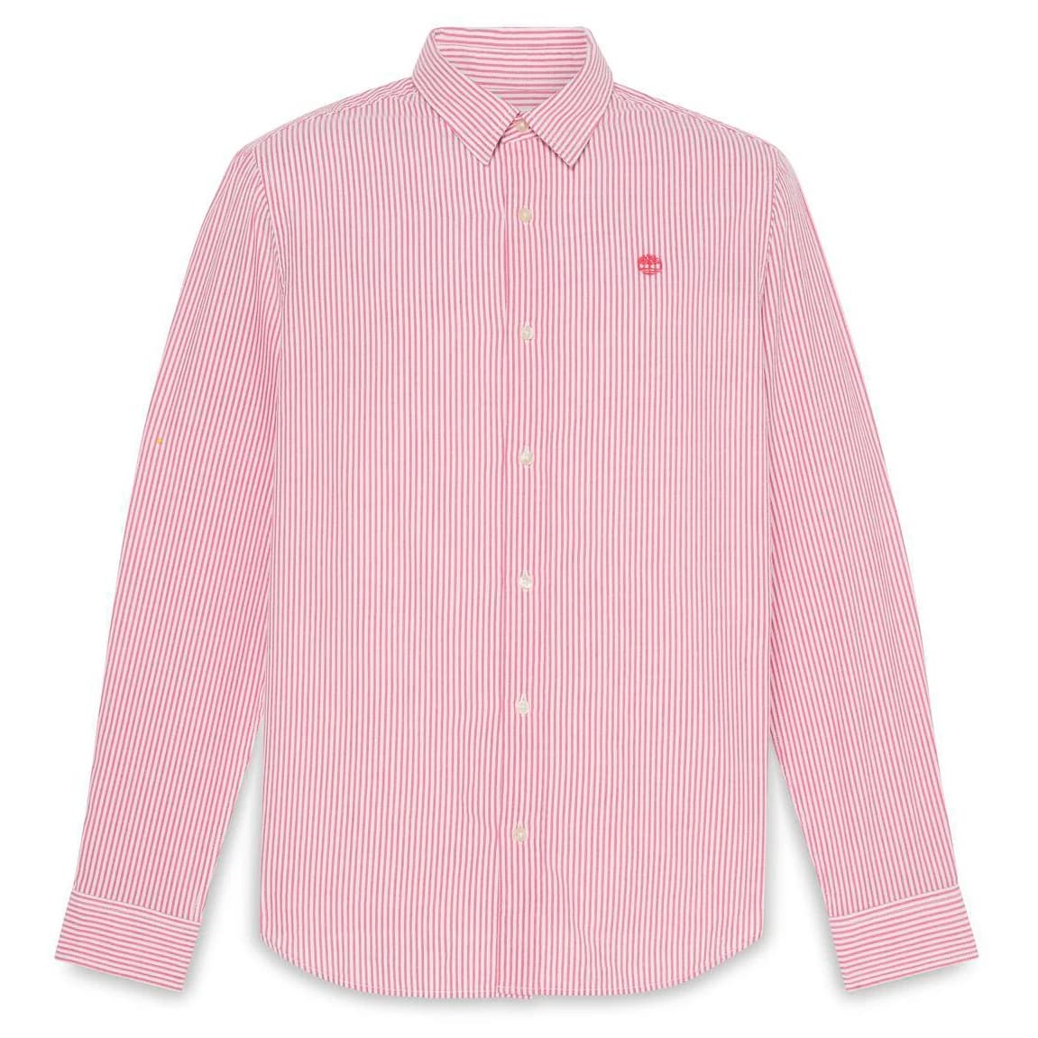 Мъжка риза с копчета Timberland L/S Seersucker Striped Shirt Regular Shirt - American Beauty Yd
