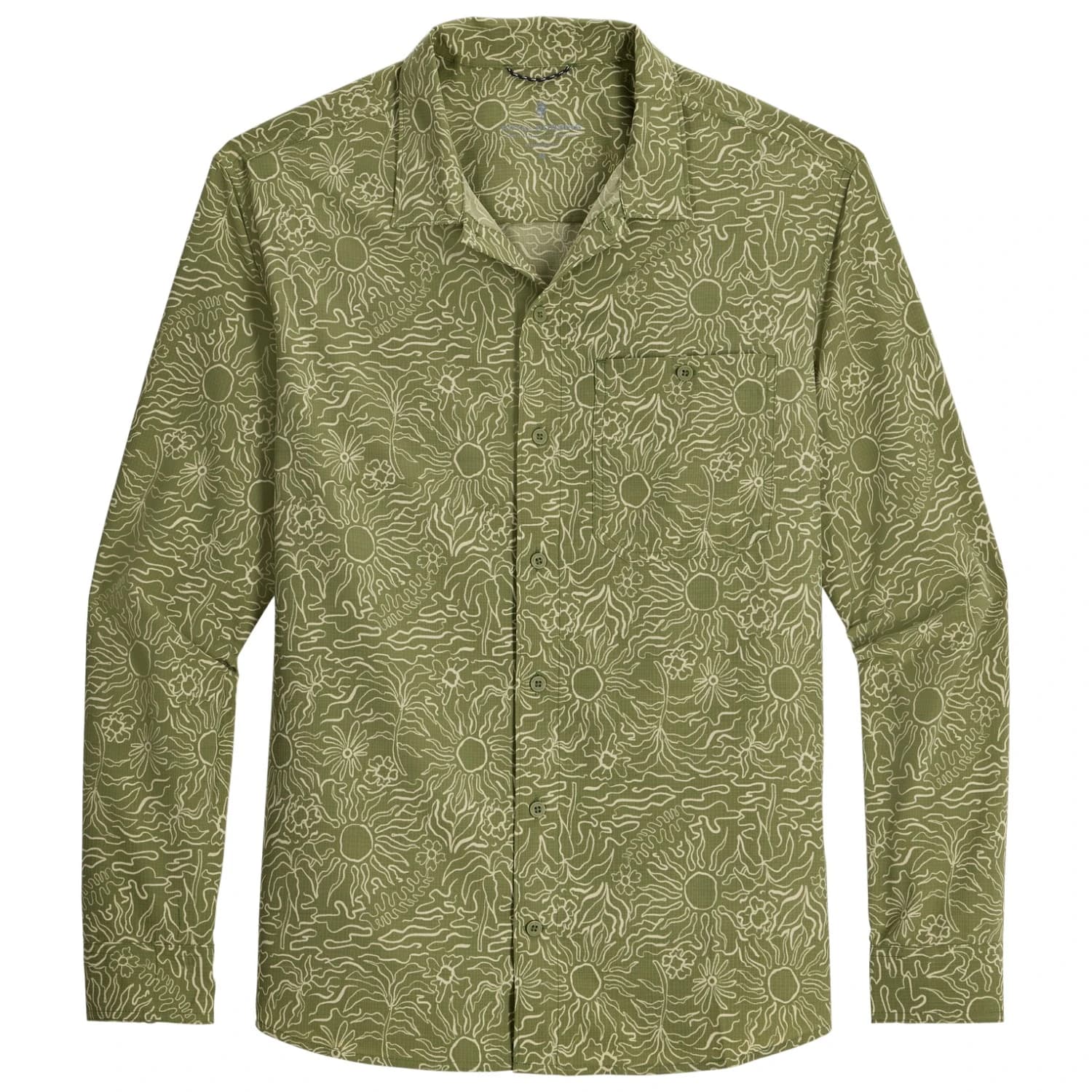 Мъжка риза с копчета Royal robbins Salathe Sun Shirt L/S Shirt - Olive Solar Pt
