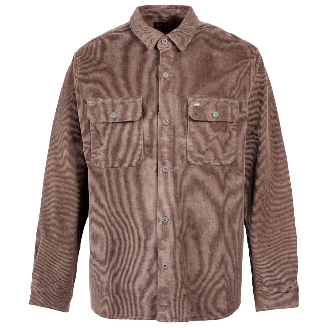 Риза с копчета Oxbow Cord Light Overshirt Shirt - Pebble