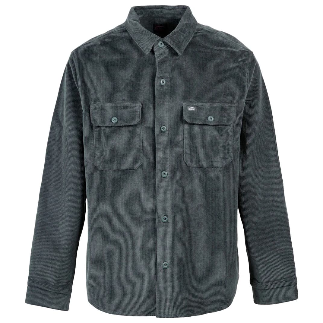 Риза с копчета Oxbow Cord Light Overshirt Shirt - Pewter