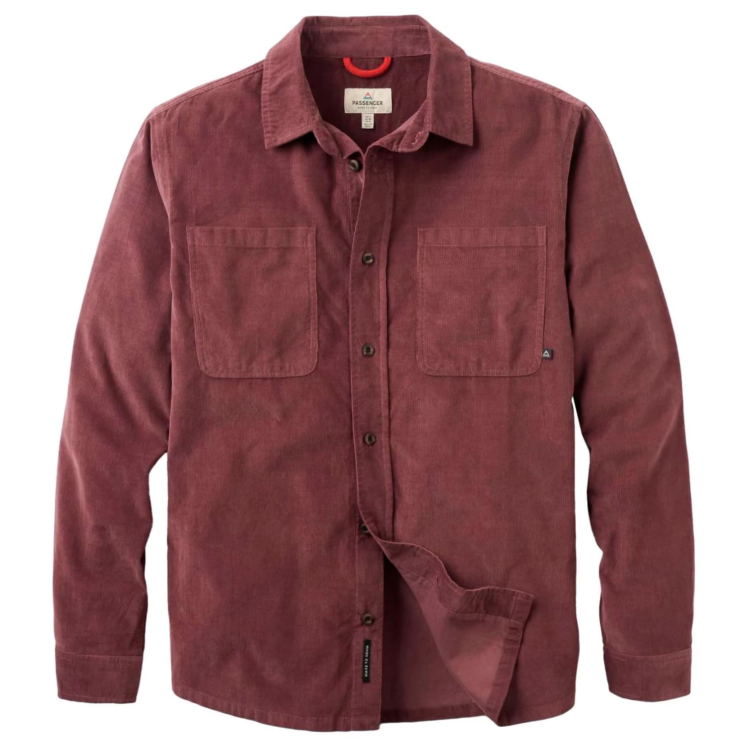 Мъжка риза с копчета Passenger Backcountry Cord Light Shirt 2.0 Shirt - Brambleberry