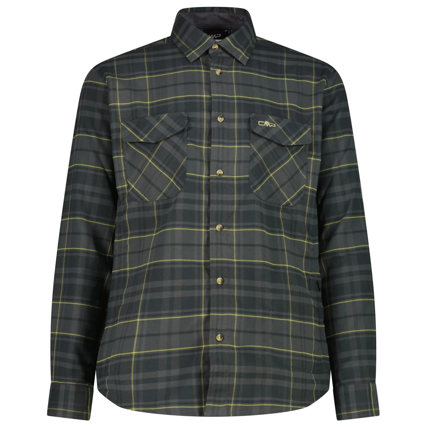 Мъжка риза с копчета CMP Shirt 32T1757 Shirt - Jungle / Black Pine / Cardamom