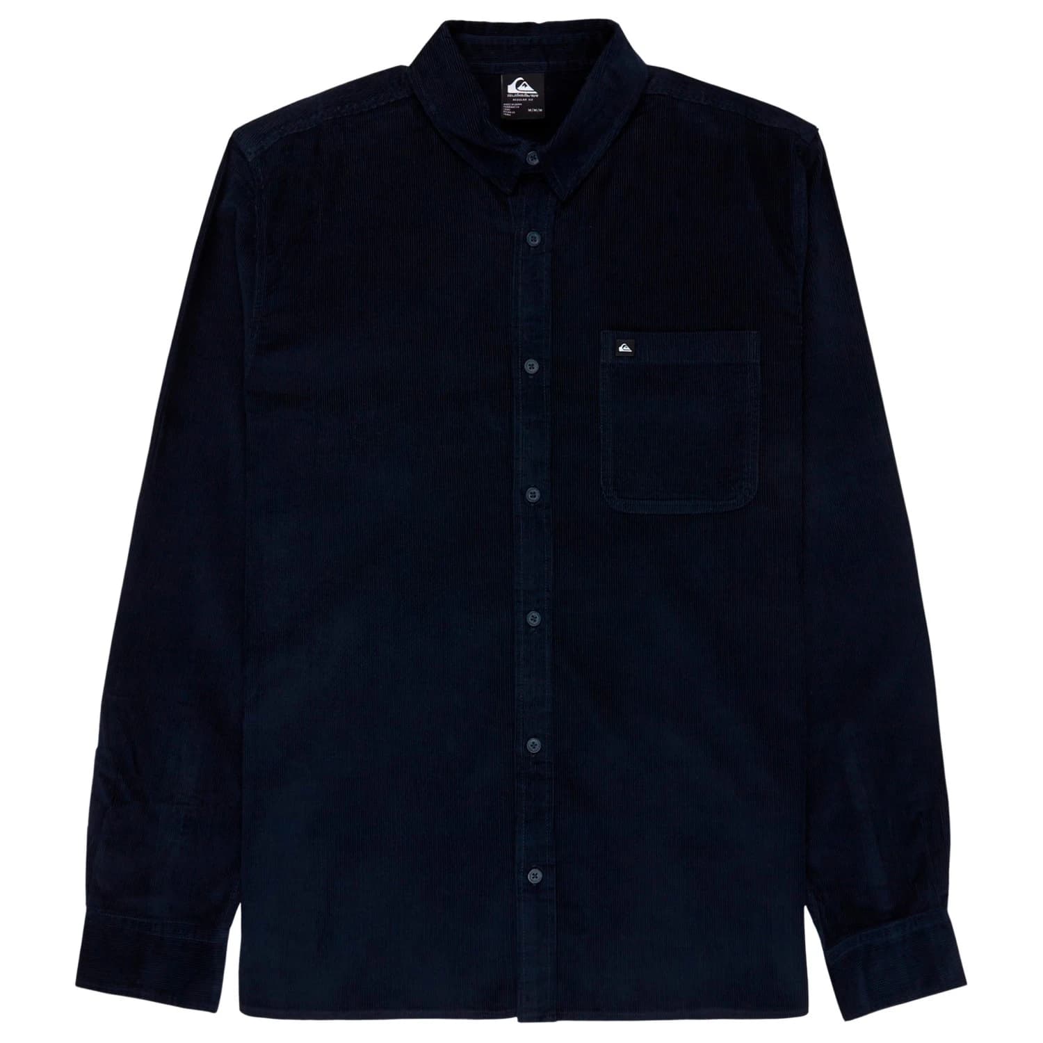 Мъжка риза с копчета Quiksilver Smoke Trail Cord Shirt - Dark Navy