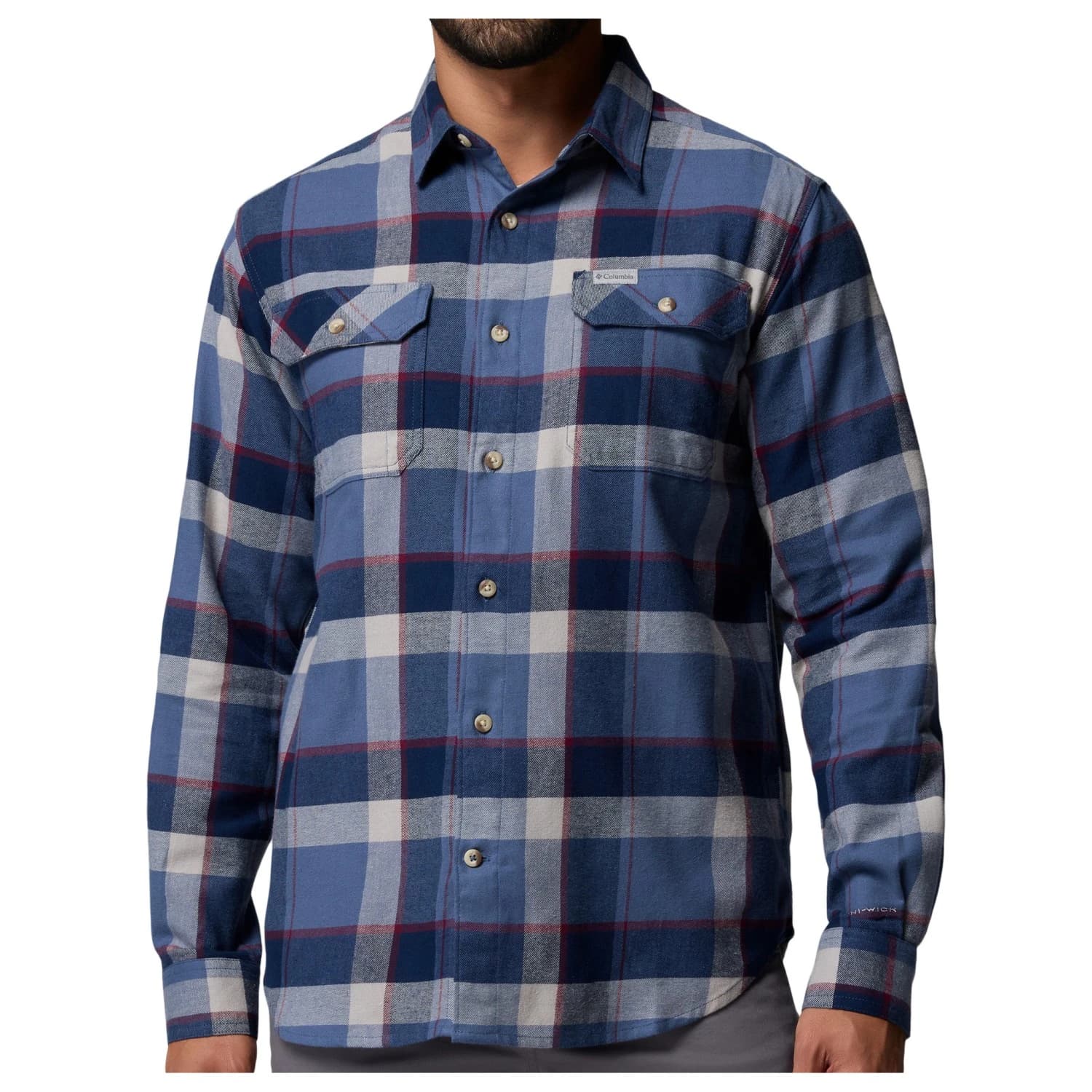 Мъжка риза с копчета Columbia Flare Gun Stretch Flannel Shirt - Dark Mountain Daytrip
