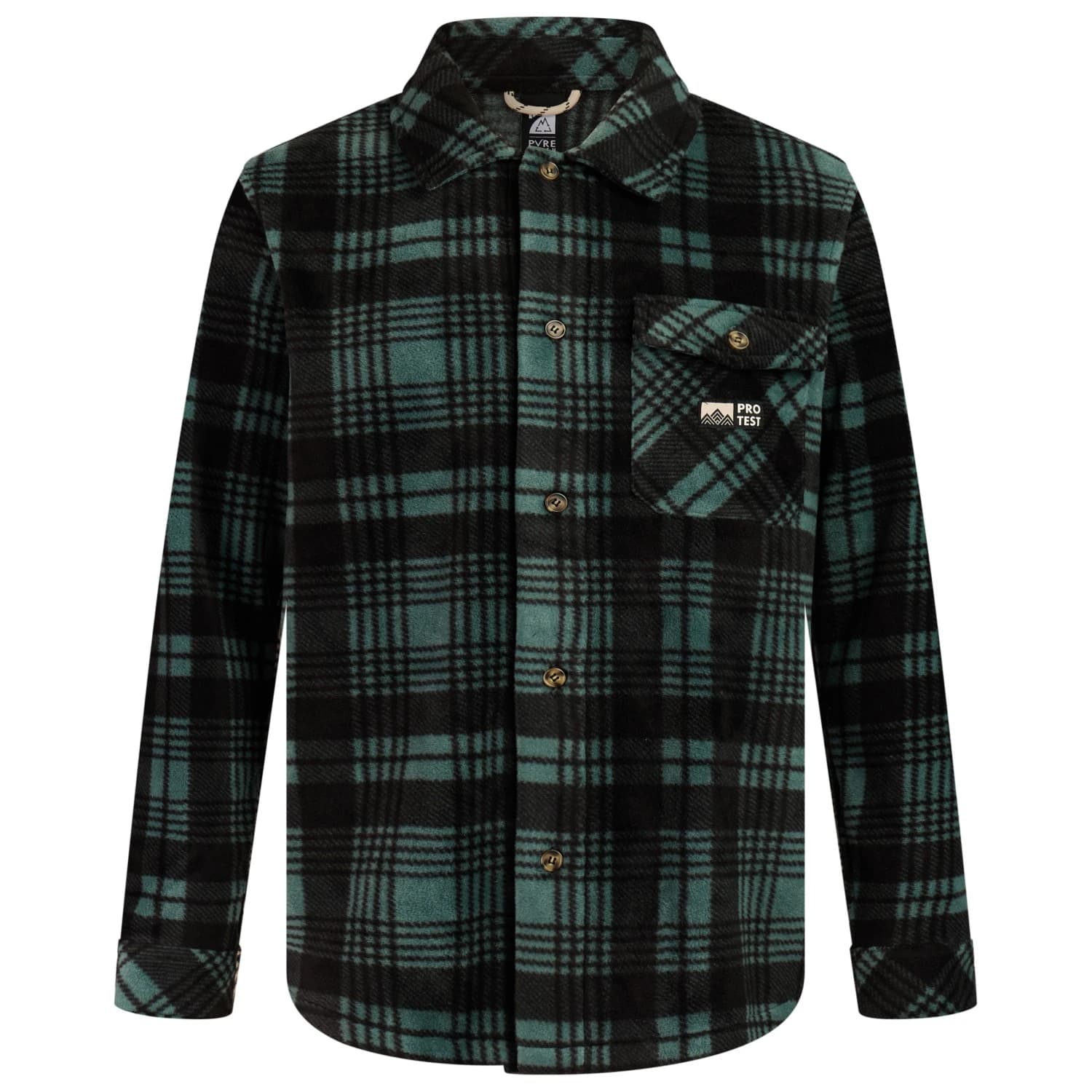 Риза с копчета Protest PRTJacob Outdoor Shirt - Evergreen