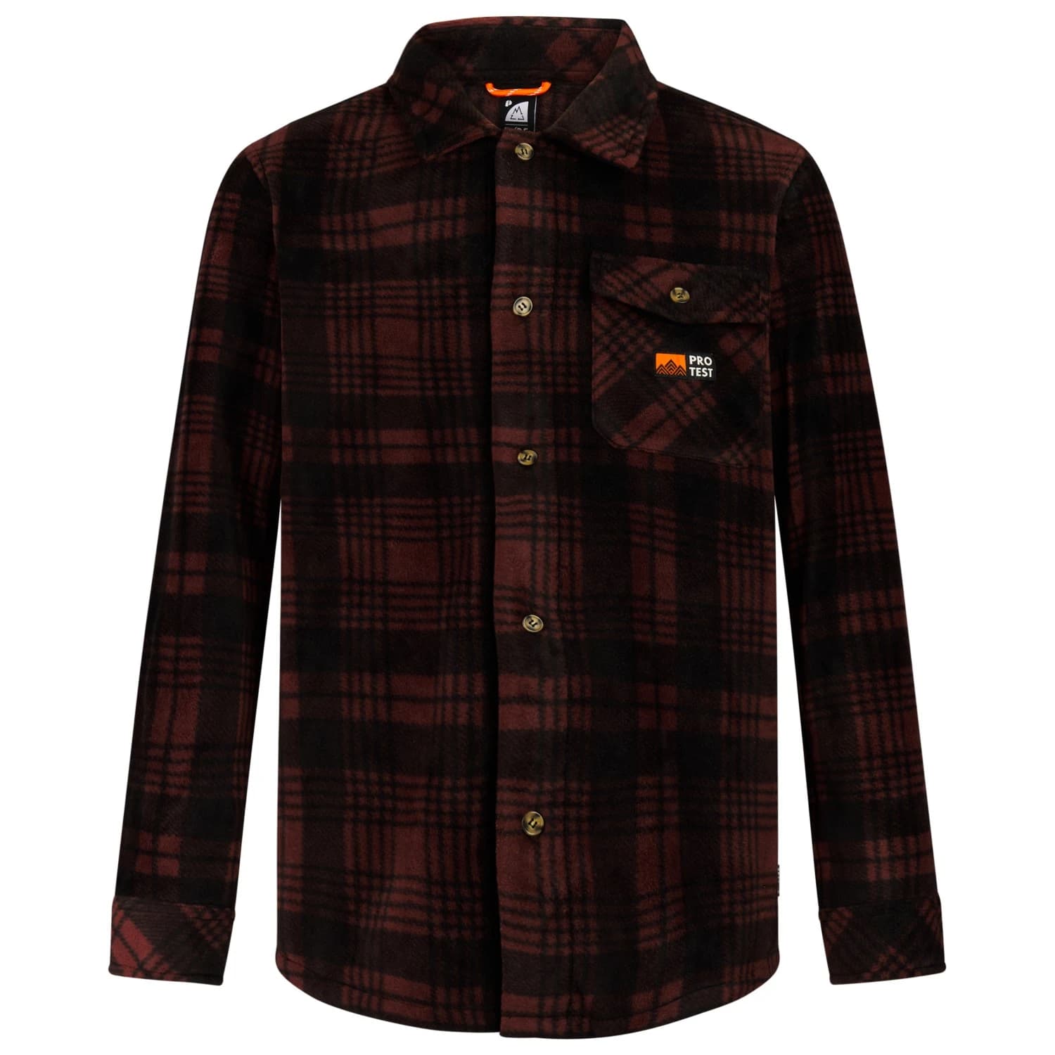 Риза с копчета Protest PRTJacob Outdoor Shirt - Pecanred