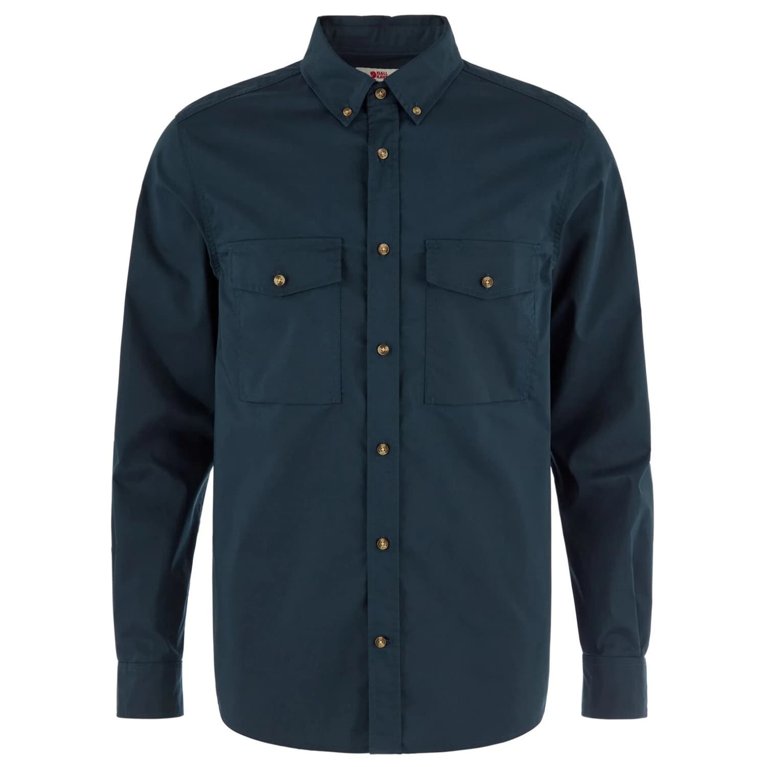 Мъжка риза с копчета Fjällräven Övik G-1000 Shirt L/S Shirt - Dark Navy