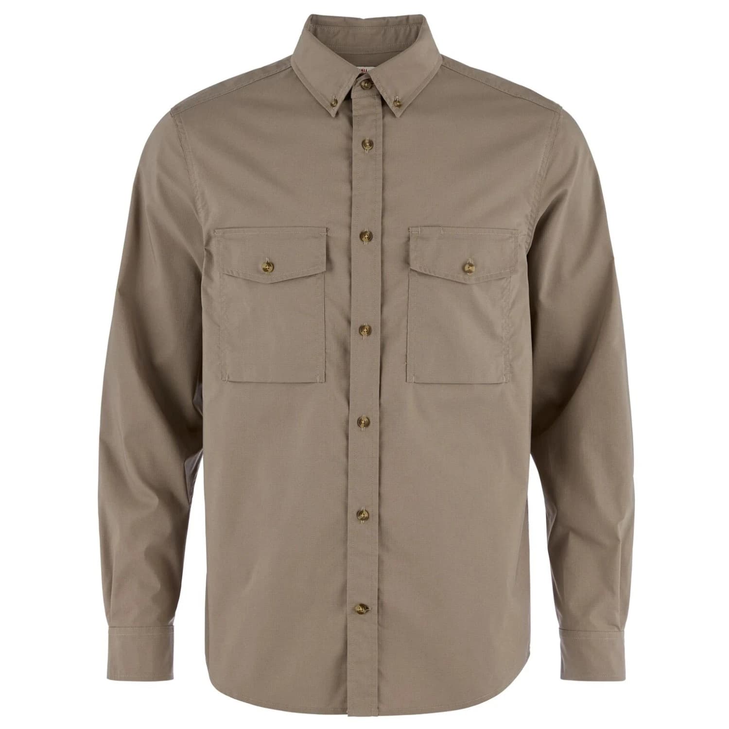 Мъжка риза с копчета Fjällräven Övik G-1000 Shirt L/S Shirt - Suede Brown