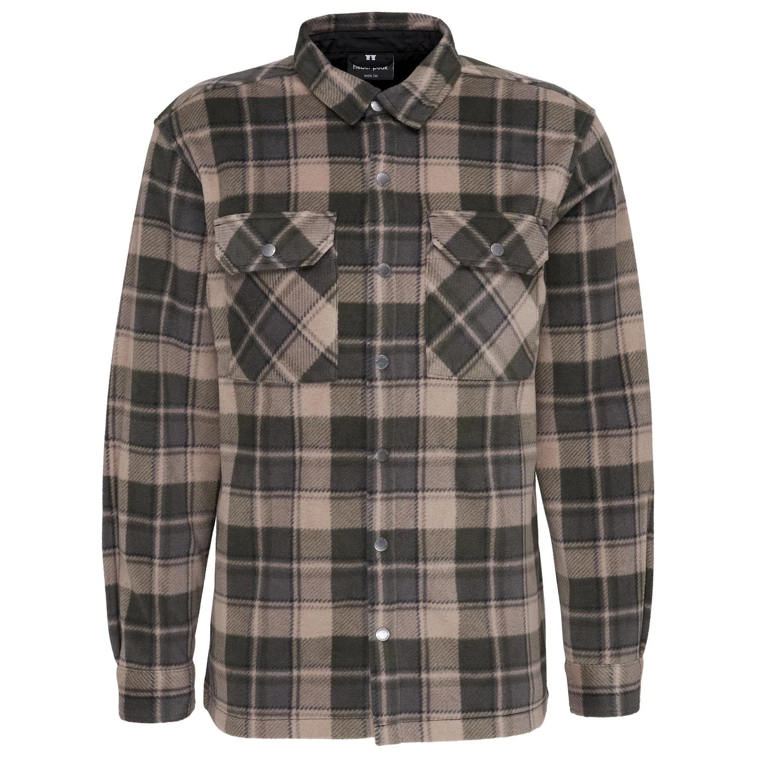Мъжка риза с копчета Heber Peak TimberHe. Fleece Check Shirt - Rocks / Multi