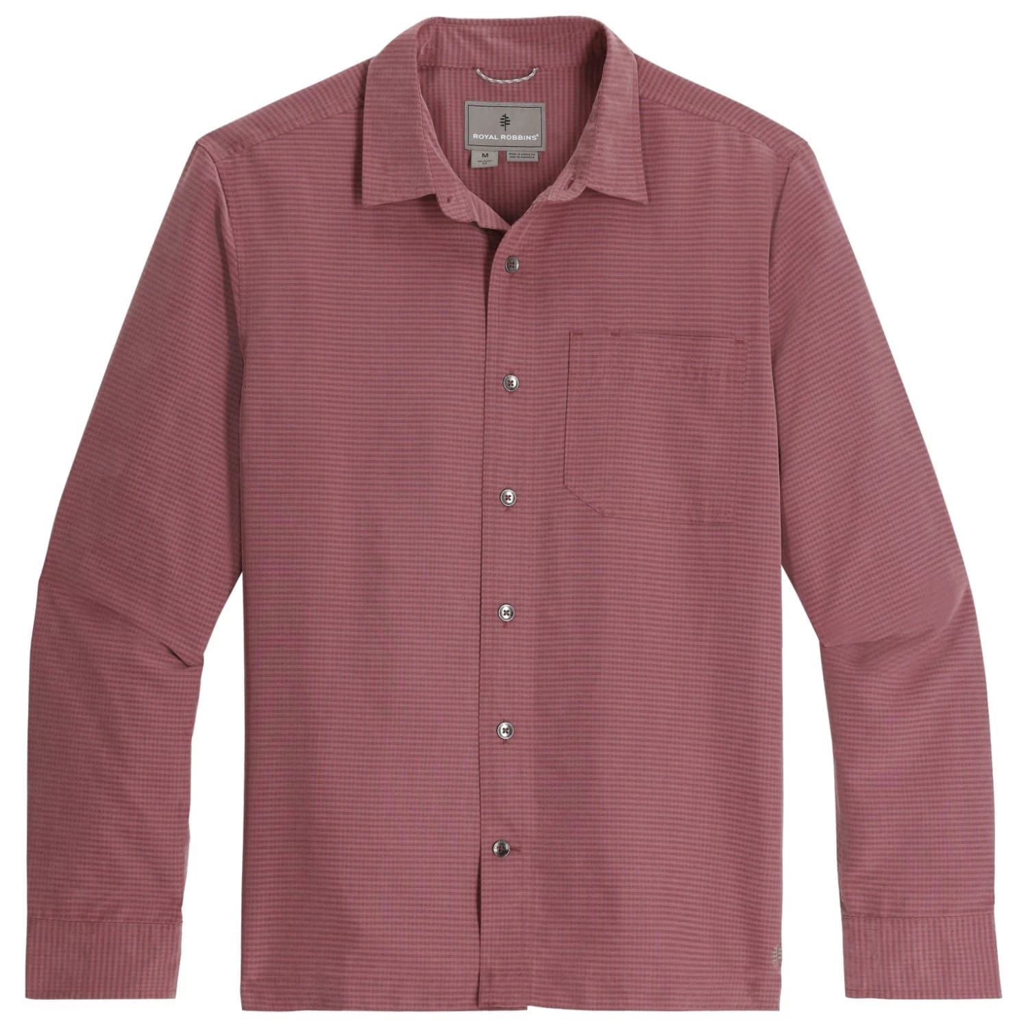 Риза с копчета Royal Robbins Sert Pucker Dry L/S Shirt - Wild Rhubarb