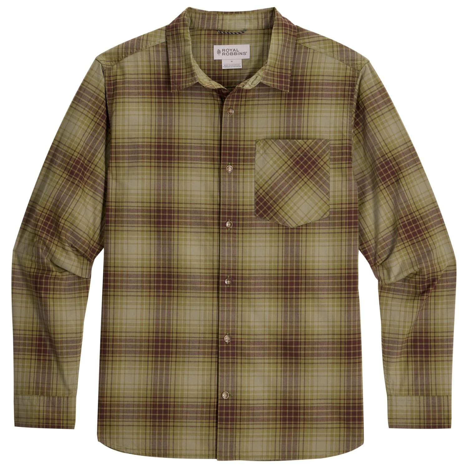 Риза с копчета Royal Robbins Tamarack L/S Shirt - Olive Hemlock Pld