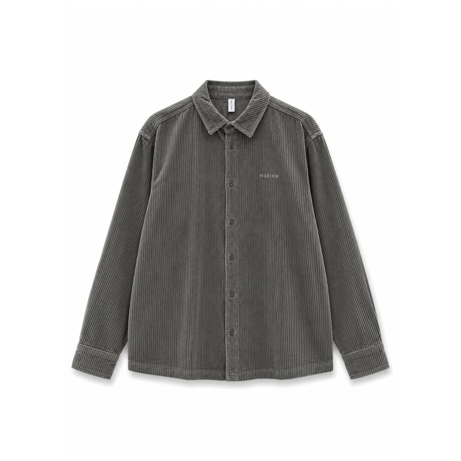 Риза с копчета Mazine Wide Corduroy Shirt - Light Bottle