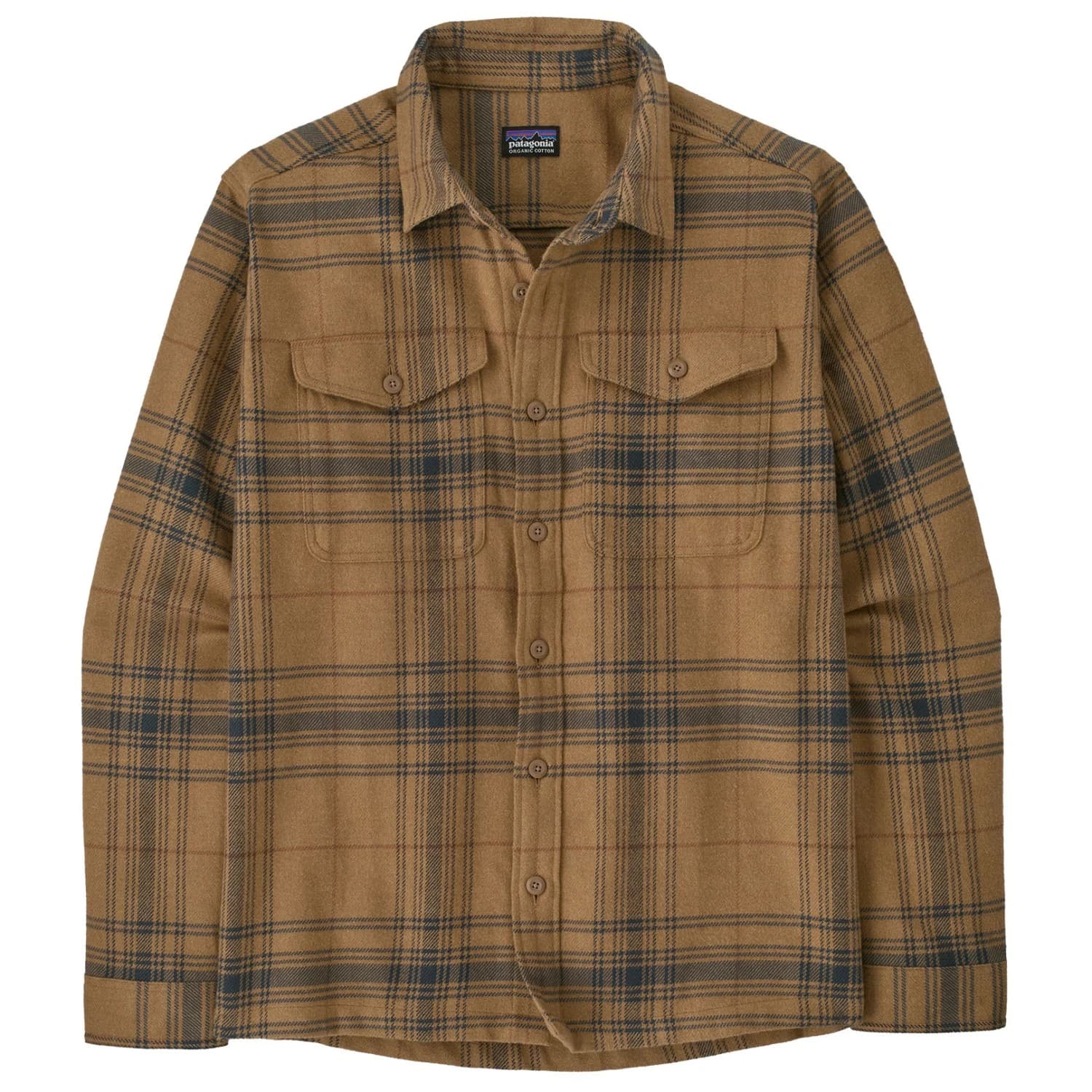 Мъжка риза с копчета Patagonia Fjord Flannel Shirt - Dissolve: Slab Khaki