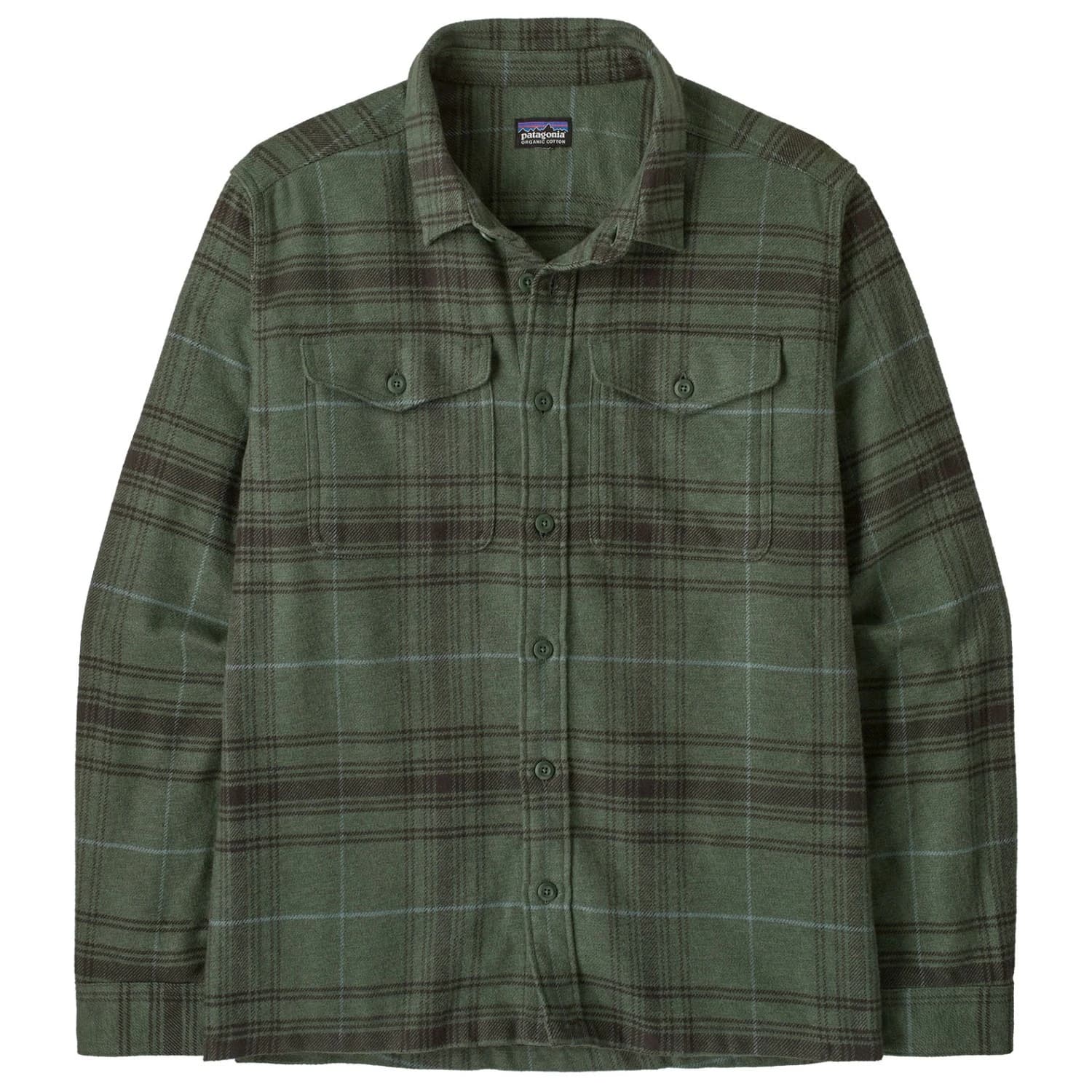 Мъжка риза с копчета Patagonia Fjord Flannel Shirt - Dissolve: Treeline Green