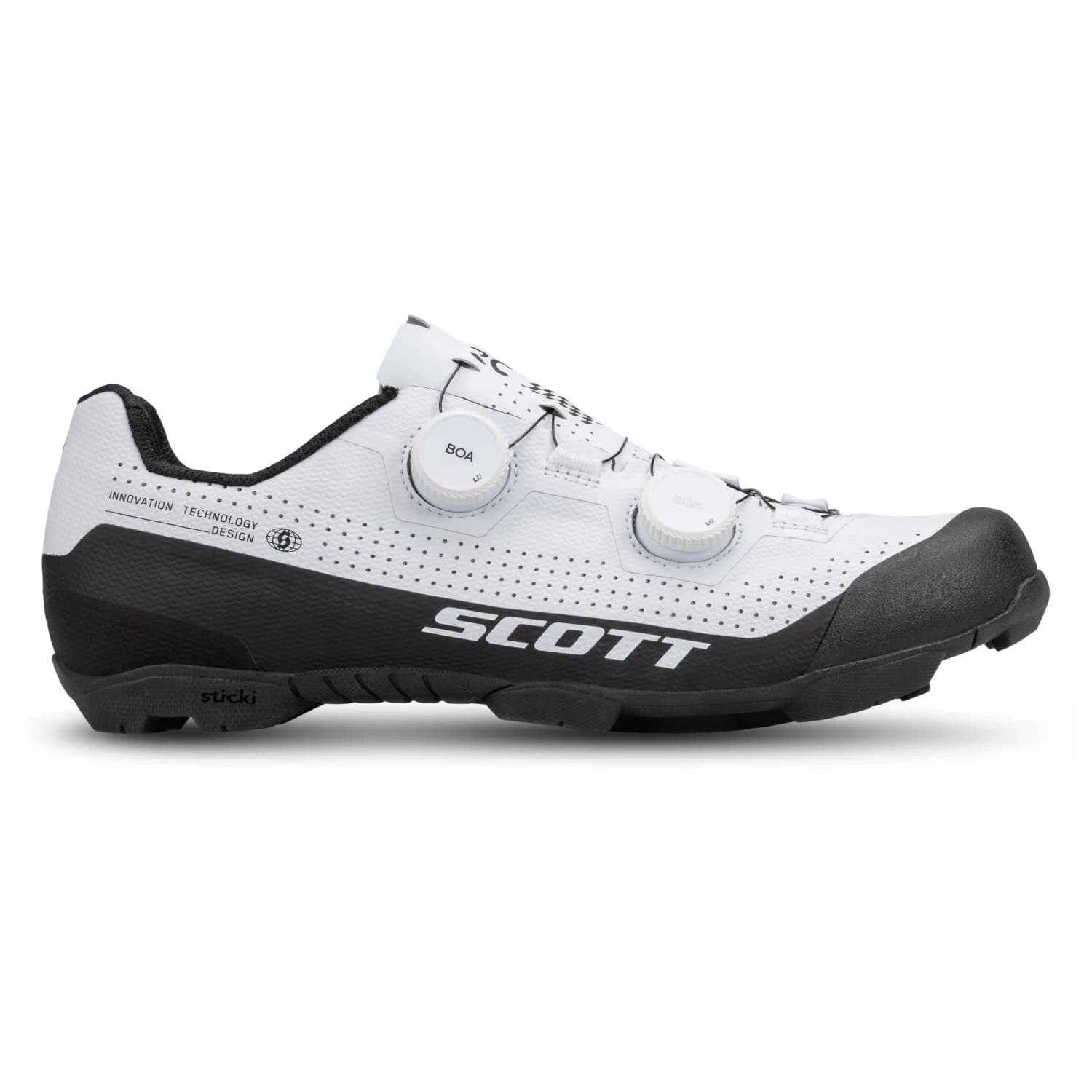Мъжки обувки за планинско колоездене Scott Shoe MTB Rc Cycling shoes - White / Black