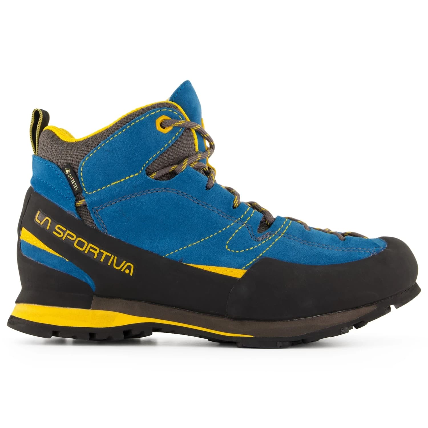 Апроуч обувки La Sportiva Boulder X Mid GTX Approach shoes - Blue / Yellow