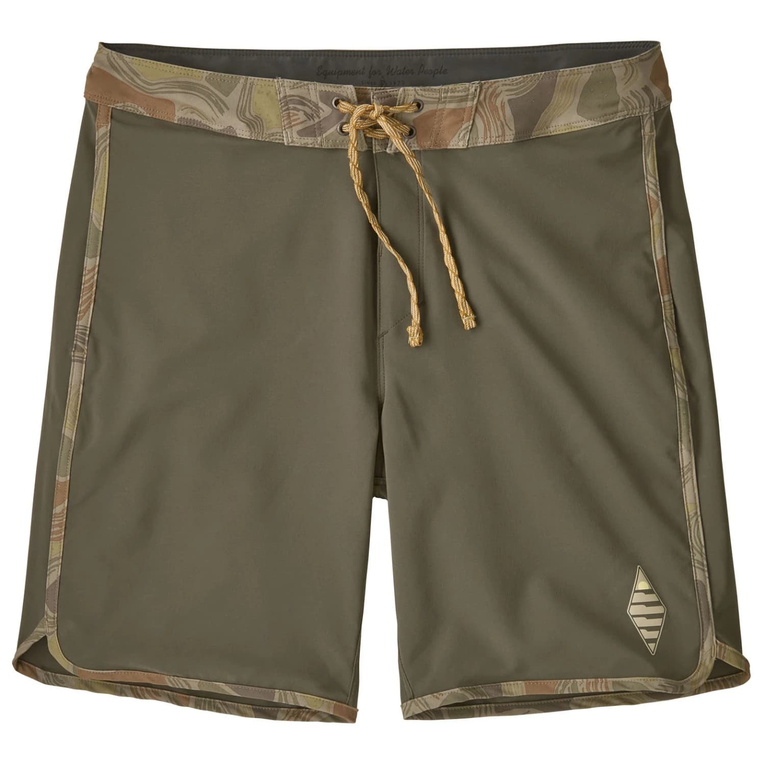 Мъжки бордшорт Patagonia Hydropeak Side Shore Boardshorts 18'' Boardshorts - Basin Green