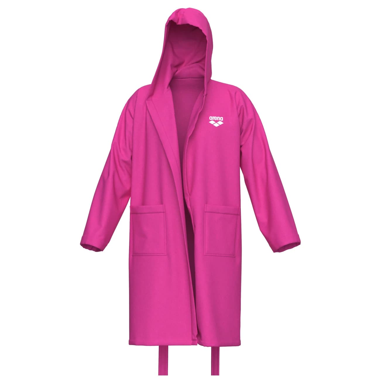 Халат Arena Compact Microfiber Robe Bathrobe - Shocking Pink / White